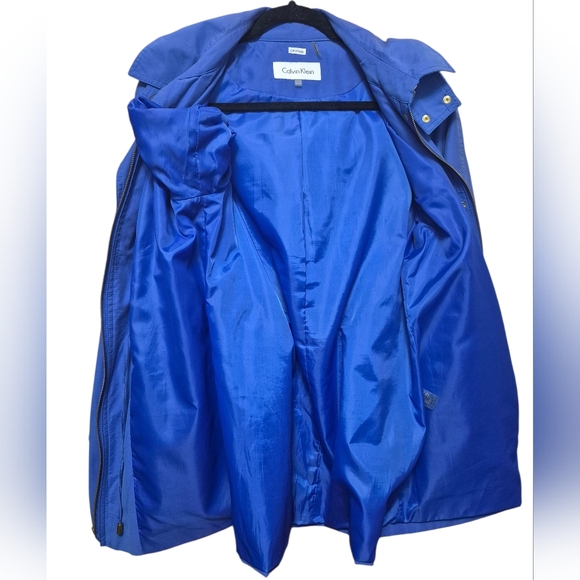 Calvin Klein Women's Large Utility Jacket in Vibrant Blue - Picture 3 of 8